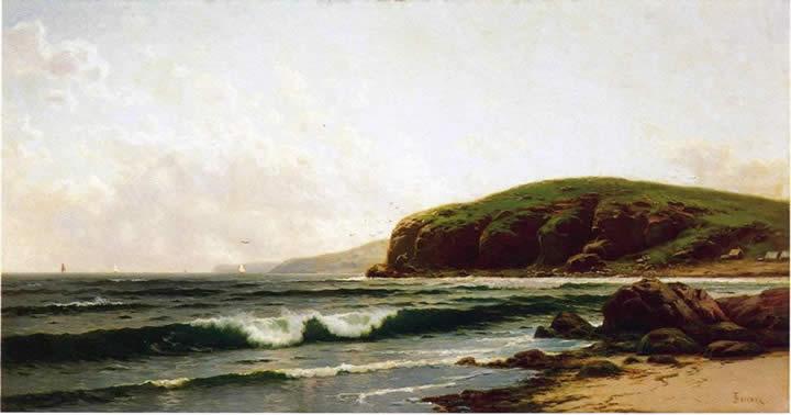 Alfred Thompson Bricher Headlands and Breakers